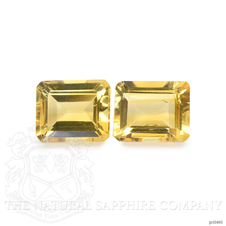 8.44 Ct.Tw. Citrine Pair from Brazil