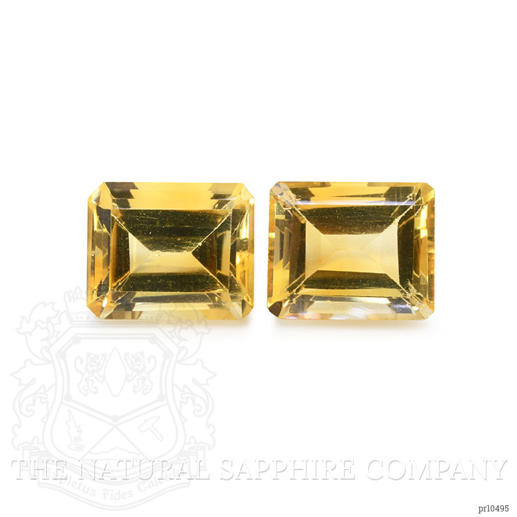 8.85 Ct.Tw. Citrine Pair from Brazil