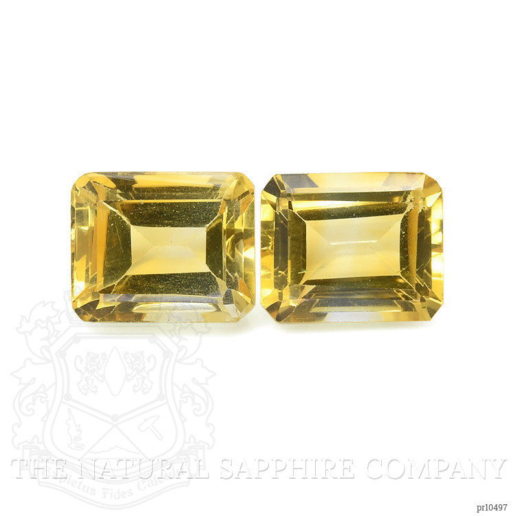 9.36 Ct.Tw. Citrine Pair from Brazil