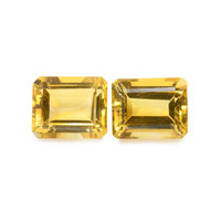 9.25 Ct.Tw. Emerald Citrine Pair