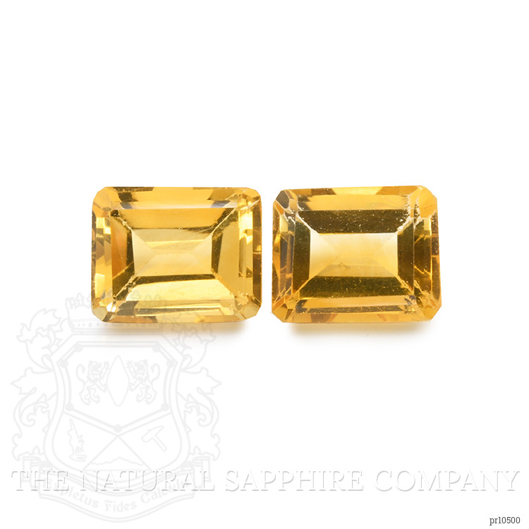 6.49 Ct.Tw. Citrine Pair from Brazil