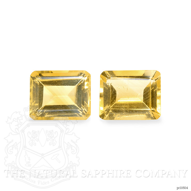 8.00 Ct.Tw. Citrine Pair from Brazil