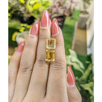 8.00 Ct.Tw.Total Carat Weight Citrine Pair from Brazil Life Style