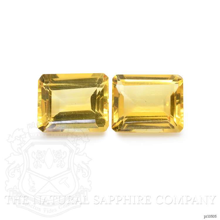8.59 Ct.Tw. Citrine Pair from Brazil