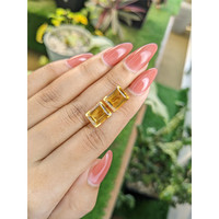 8.59 Ct.Tw.Total Carat Weight Citrine Pair from Brazil Life Style