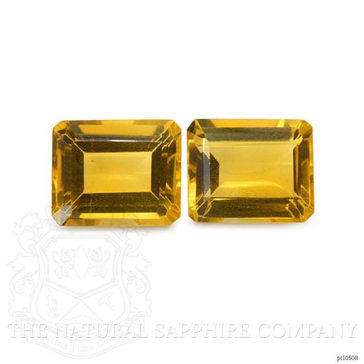 8.39 Ct.Tw. Citrine Pair from Brazil