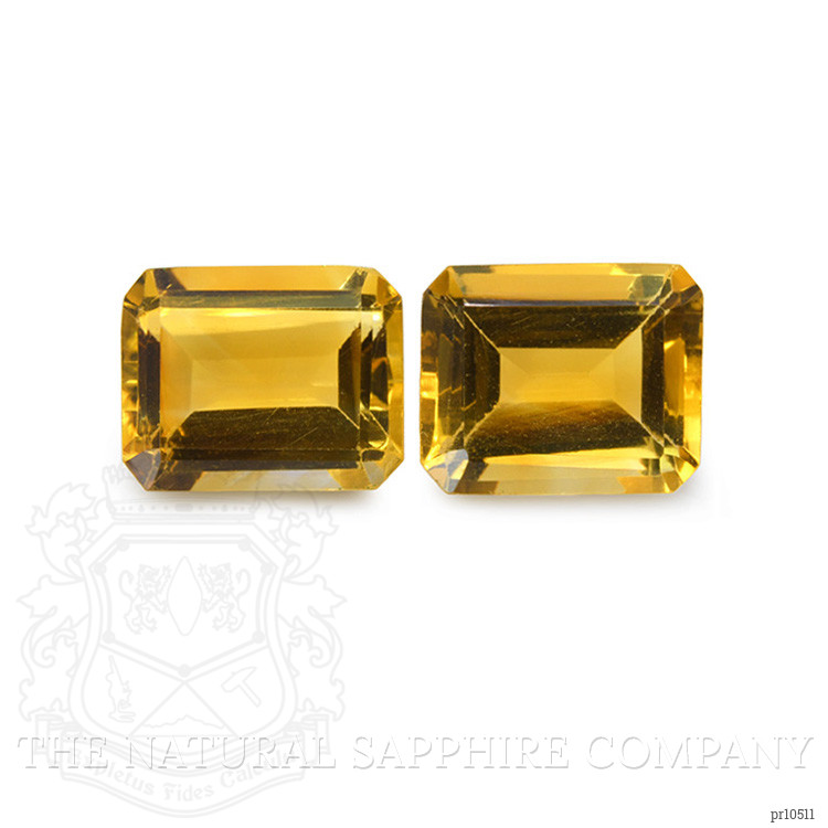 7.86 Ct.Tw. Citrine Pair from Brazil