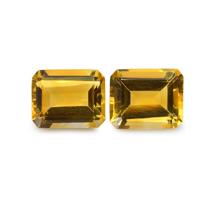 7.86 Ct.Tw. Citrine Pair from Brazil