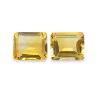7.46 Ct.Tw.Total Carat Weight Citrine Pair from Brazil Image