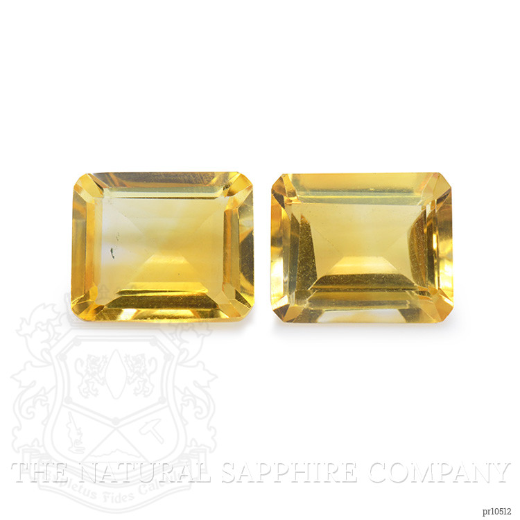 7.46 Ct.Tw. Citrine Pair from Brazil