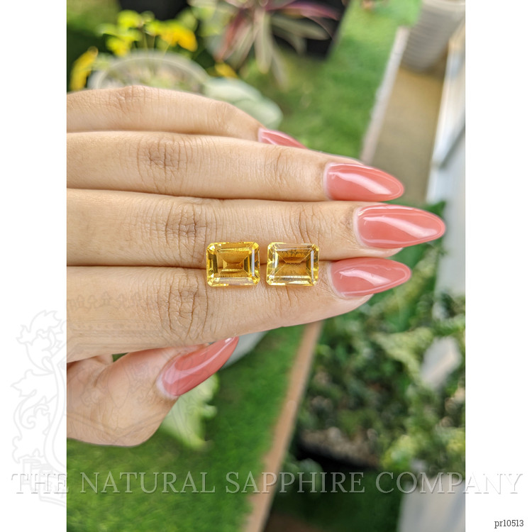9.09 Ct.Tw. Citrine Pair from Brazil