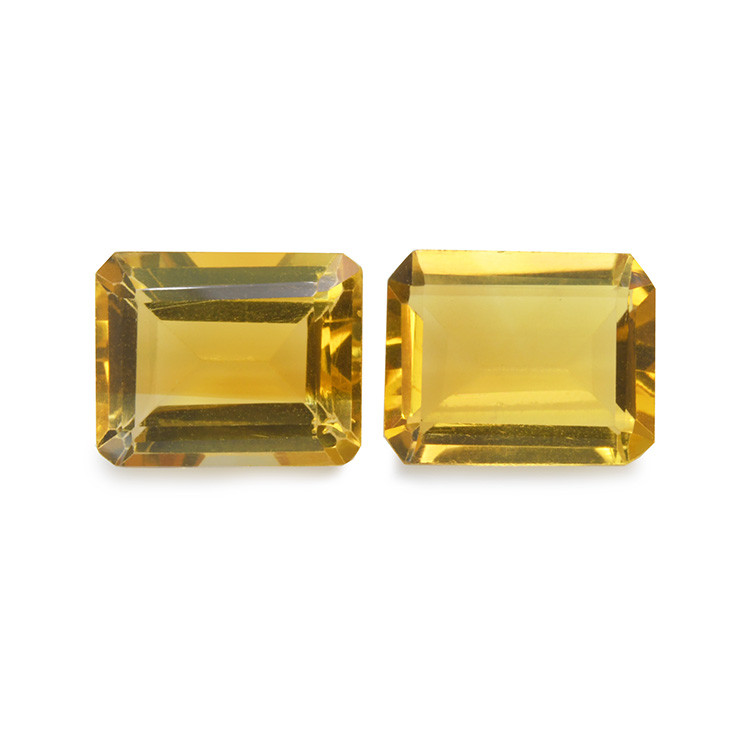 7.78 Ct.Tw. Citrine Pair from Brazil