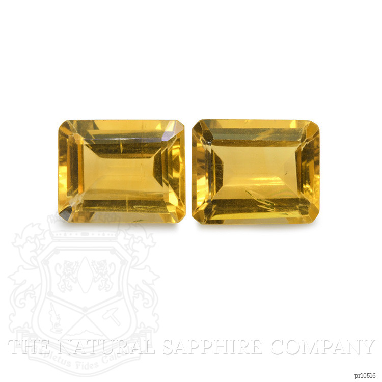 7.73 Ct.Tw. Citrine Pair from Brazil