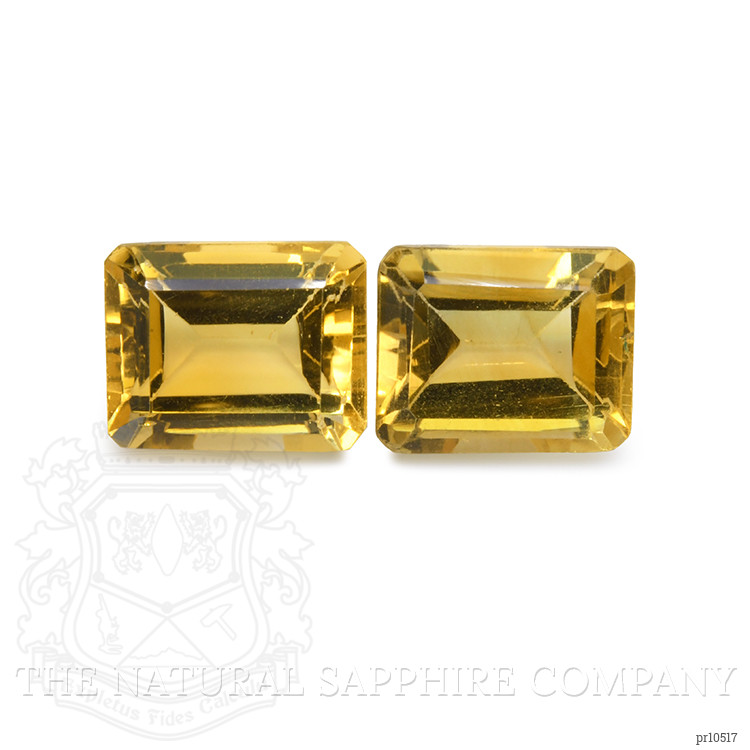 7.03 Ct.Tw. Citrine Pair from Brazil