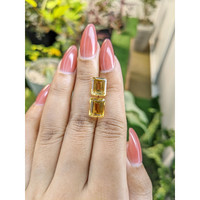 7.03 Ct.Tw.Total Carat Weight Citrine Pair from Brazil Life Style