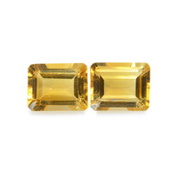 6.16 Ct.Tw.Total Carat Weight Citrine Pair from Brazil Image