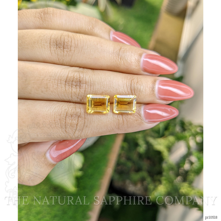 6.16 Ct.Tw. Citrine Pair from Brazil