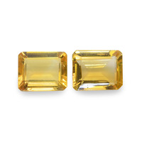 5.42 Ct.Tw. Emerald Citrine Pair