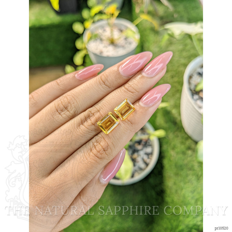 5.42 Ct.Tw. Citrine Pair from Brazil