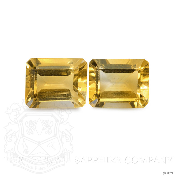 5.99 Ct.Tw. Citrine Pair from Brazil