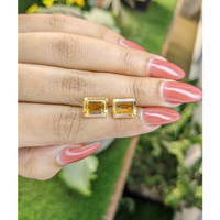 5.99 Ct.Tw.Total Carat Weight Citrine Pair from Brazil Life Style