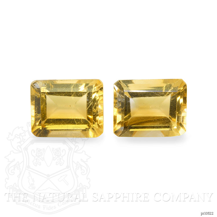 6.18 Ct.Tw. Citrine Pair from Brazil