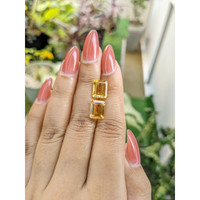 5.42 Ct.Tw.Total Carat Weight Citrine Pair from Brazil Life Style