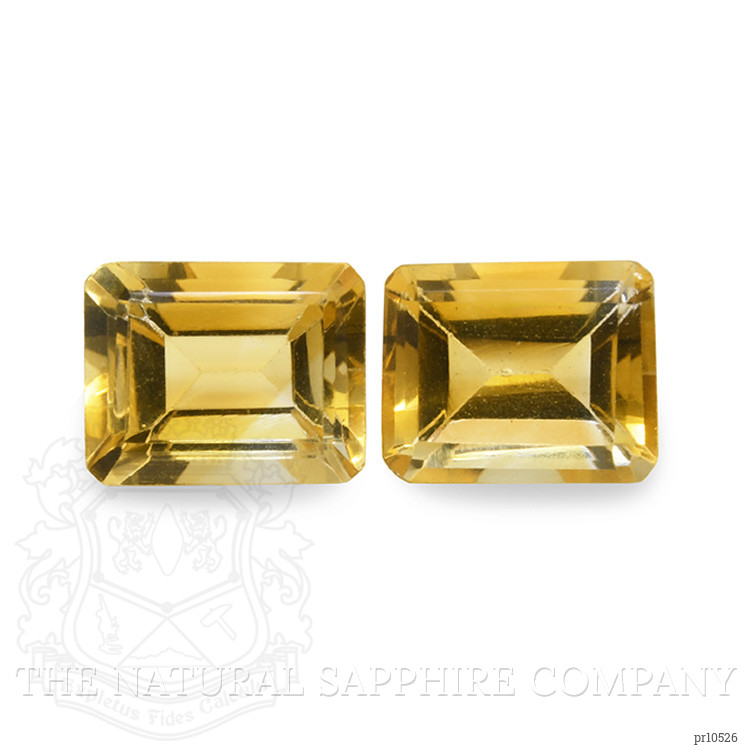 6.56 Ct.Tw. Citrine Pair from Brazil