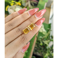 6.56 Ct.Tw.Total Carat Weight Citrine Pair from Brazil Life Style