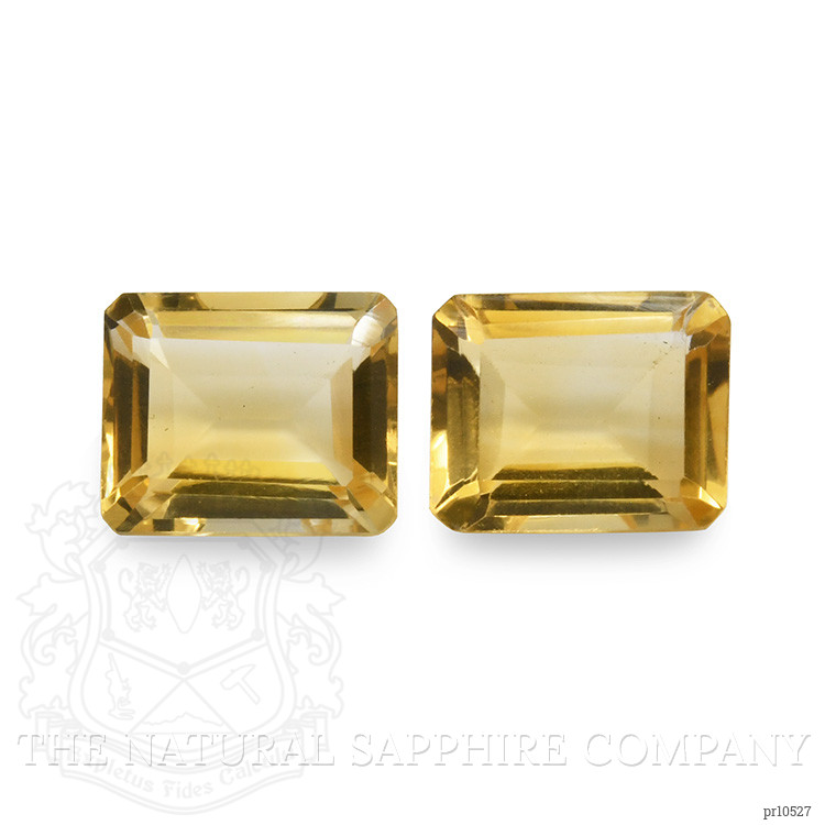 5.74 Ct.Tw. Citrine Pair from Brazil