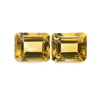 7.38 Ct.Tw.Total Carat Weight Citrine Pair from Brazil Image
