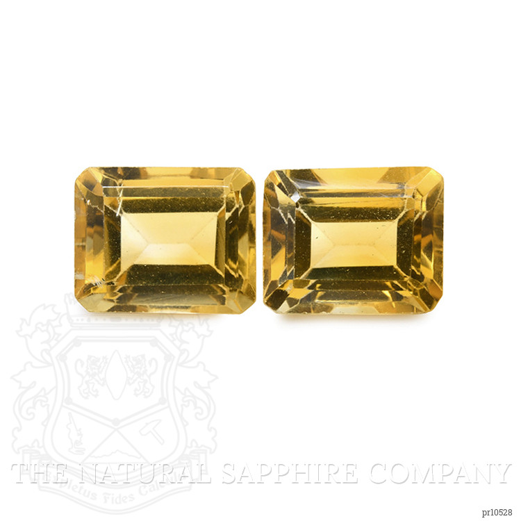7.38 Ct.Tw. Citrine Pair from Brazil