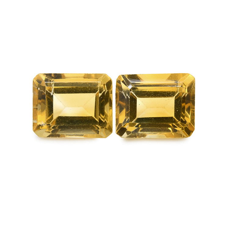 7.38 Ct.Tw. Citrine Pair from Brazil