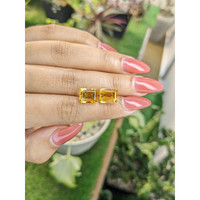 7.38 Ct.Tw.Total Carat Weight Citrine Pair from Brazil Life Style