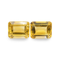 6.11 Ct.Tw.Total Carat Weight Citrine Pair from Brazil Image