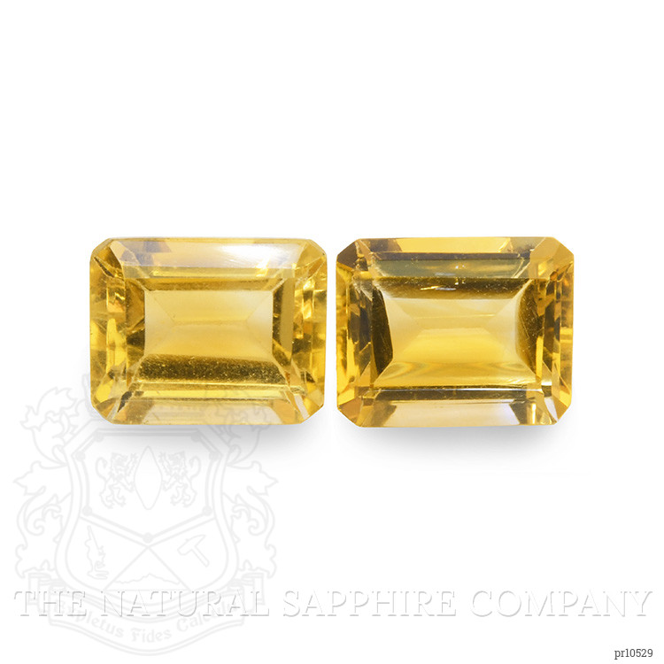 6.11 Ct.Tw. Citrine Pair from Brazil