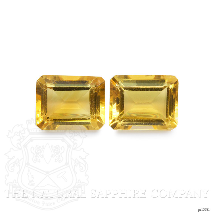 5.98 Ct.Tw. Citrine Pair from Brazil