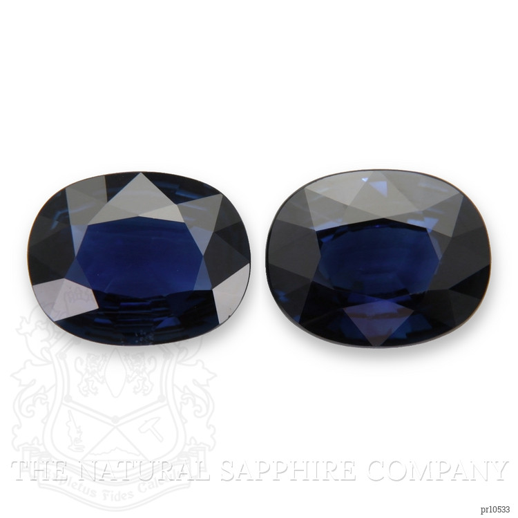 9.86 Ct.Tw. Blue Sapphire Pair from Madagascar