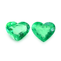 19.16 Ct.Tw.Total Carat Weight Emerald Pair from Colombia Video
