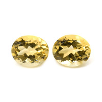 8.76 Ct.Tw.Total Carat Weight Citrine Pair from Brazil Video