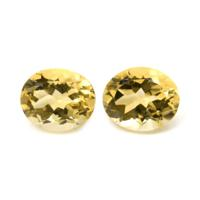 8.76 Ct.Tw.Total Carat Weight Citrine Pair from Brazil Video