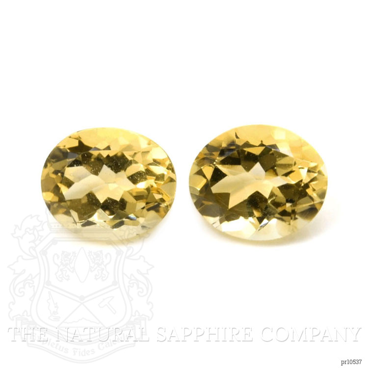 8.76 Ct.Tw. Citrine Pair from Brazil
