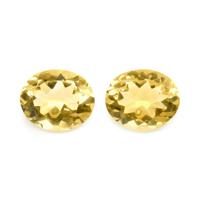 7.29 Ct.Tw. Oval Citrine Pair
