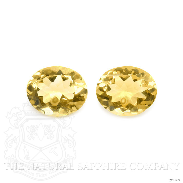 7.29 Ct.Tw. Citrine Pair from Brazil