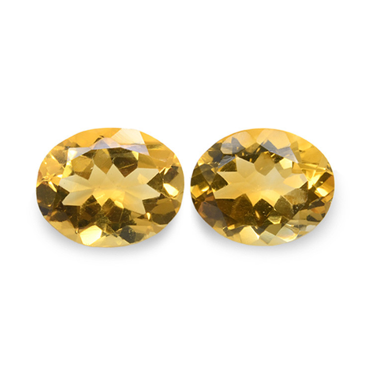 7.43 Ct.Tw. Citrine Pair from Brazil