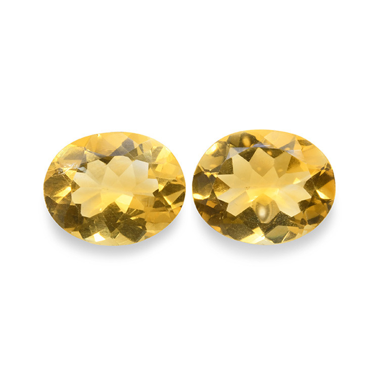 7.62 Ct.Tw. Citrine Pair from Brazil