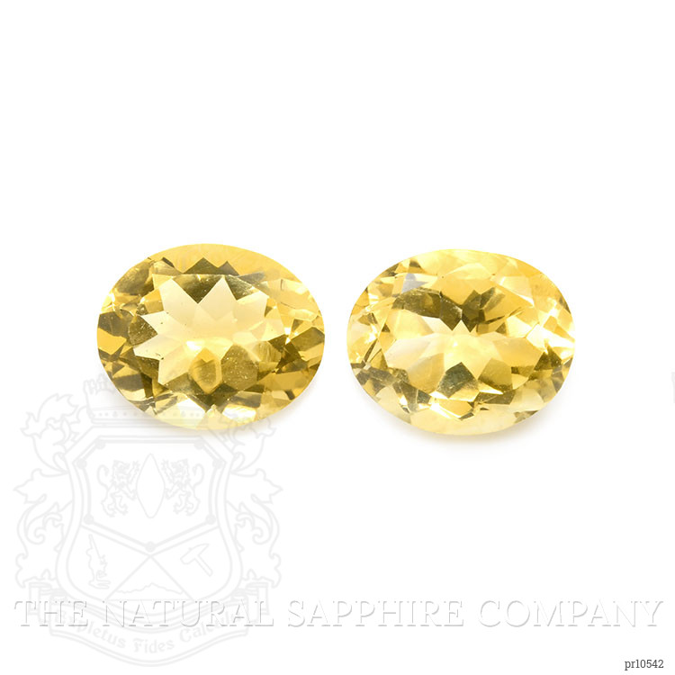 7.86 Ct.Tw. Citrine Pair from Brazil