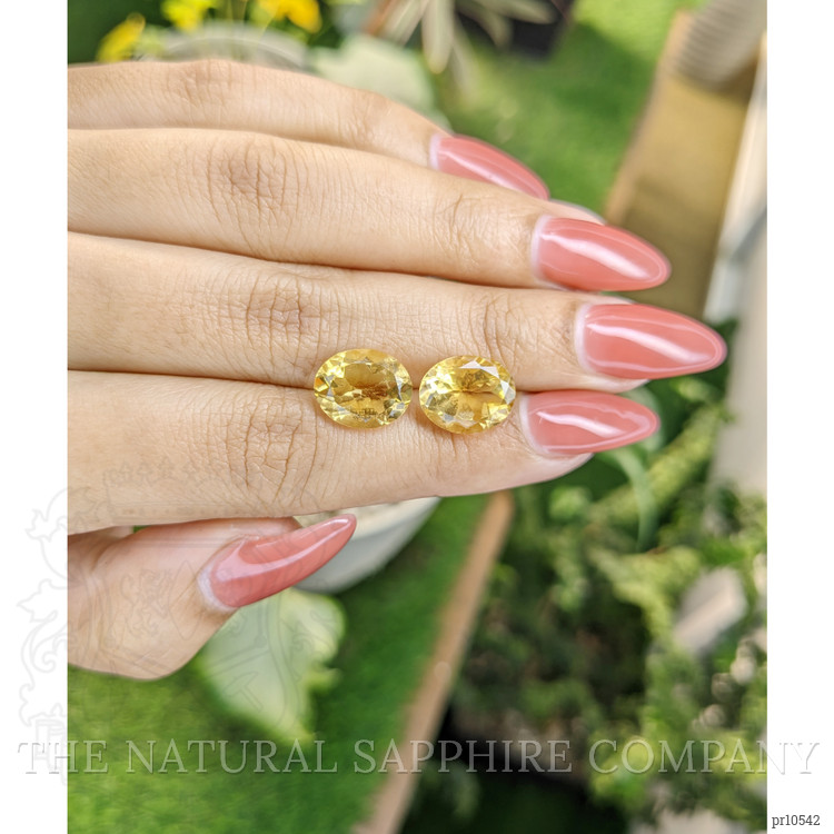 7.86 Ct.Tw. Citrine Pair from Brazil