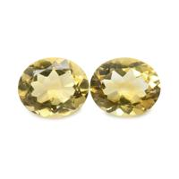 7.79 Ct.Tw. Oval Citrine Pair