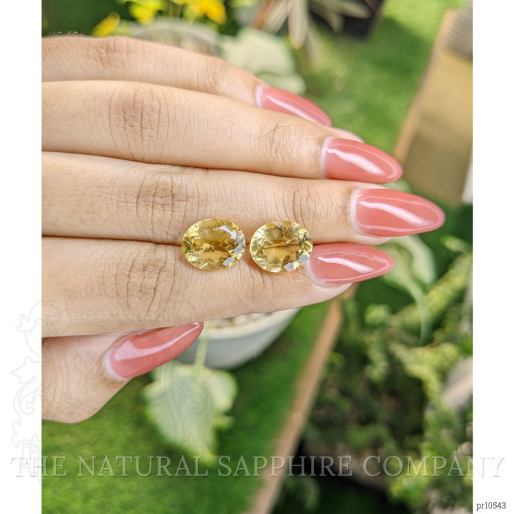 7.79 Ct.Tw. Citrine Pair from Brazil